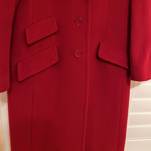 Talbots red coat - Picture 5 of 9